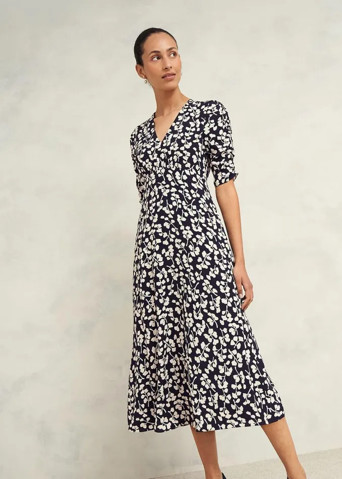 Dresses and Jumpsuits Women HOBBS Bonnie Dress Navy Cream