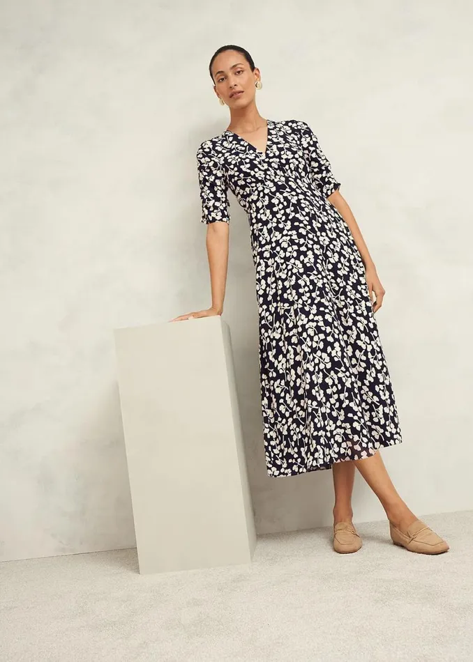 Dresses and Jumpsuits Women HOBBS Bonnie Dress Navy Cream