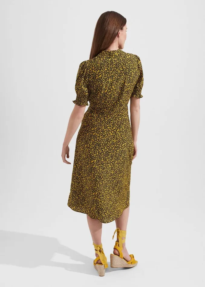 Dresses and Jumpsuits Women HOBBS Elora Dress Chartreuse Navy Dresses and Jumpsuits Women HOBBS Elora Dress Chartreuse Navy