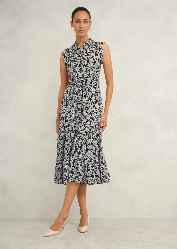 Dresses and Jumpsuits Women HOBBS Esme Dress Navy Multi