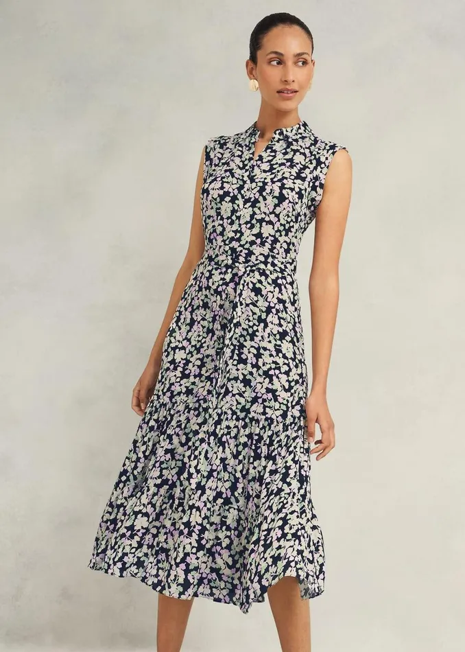 Dresses and Jumpsuits Women HOBBS Esme Dress Navy Multi