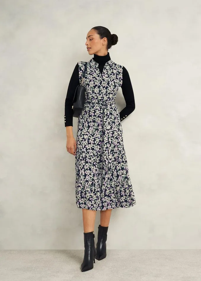 Dresses and Jumpsuits Women HOBBS Esme Dress Navy Multi