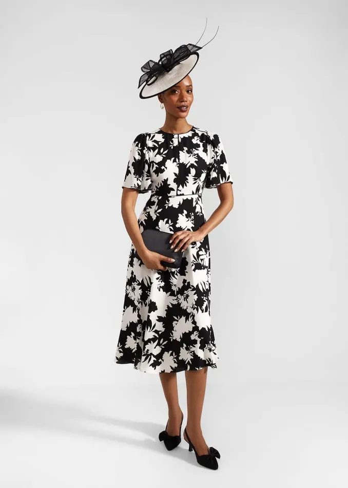 Dresses and Jumpsuits Women HOBBS Petite Alva Dress Ivory Black