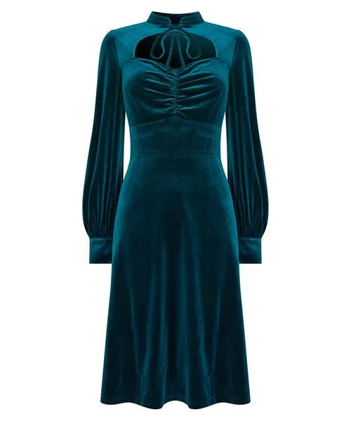 Dresses Betsy Velour Dress Teal 8211 Joebrowns Apparel Dresses Betsy Velour Dress Teal 8211 Joebrowns Apparel