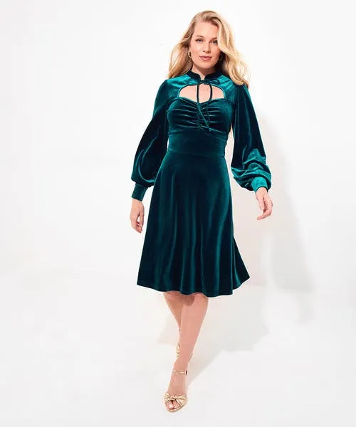 Dresses Betsy Velour Dress Teal 8211 Joebrowns Apparel Dresses Betsy Velour Dress Teal 8211 Joebrowns Apparel