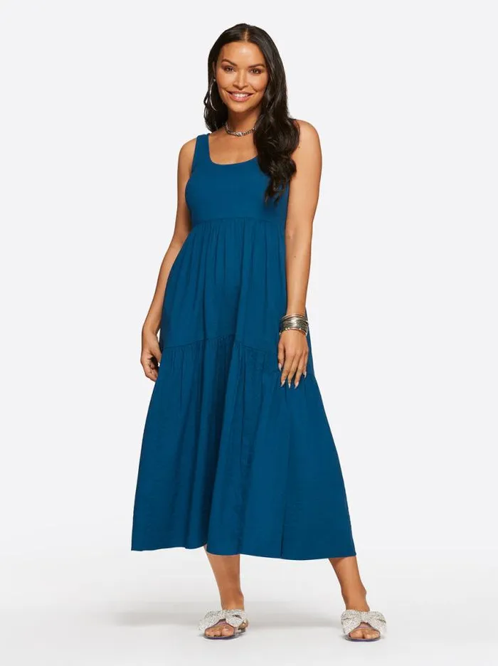 Dresses Clothing Jessica Simpson Cheryl Maxi Dress In Poseidon