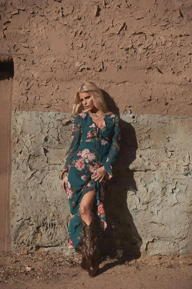 Dresses Clothing Jessica Simpson Lucille Dress In Cosmic Rosettes