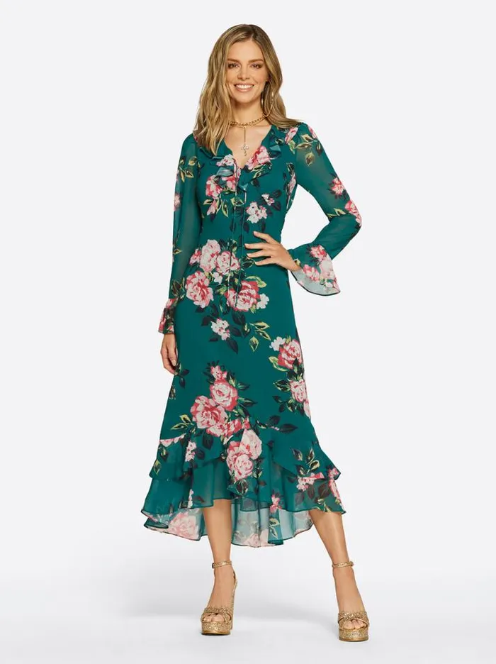 Dresses Clothing Jessica Simpson Lucille Dress In Cosmic Rosettes