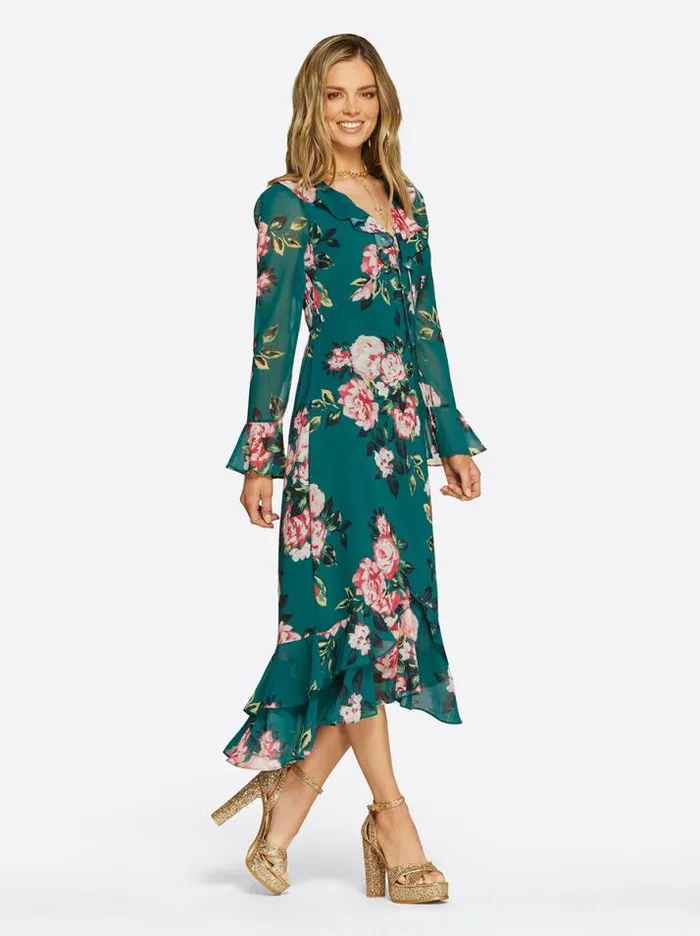 Dresses Clothing Jessica Simpson Lucille Dress In Cosmic Rosettes