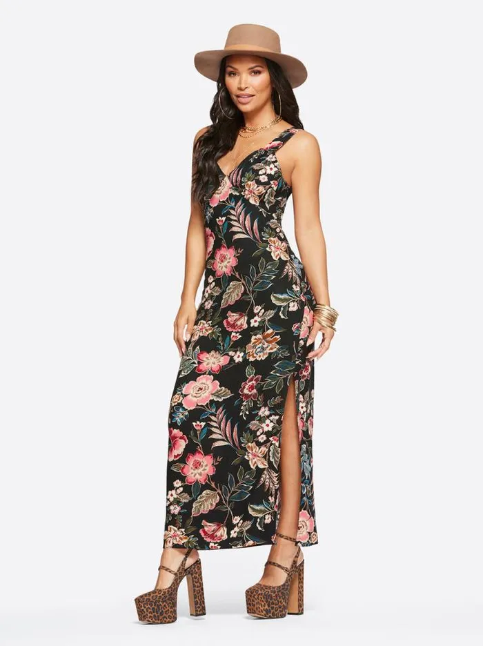 Dresses Clothing Jessica Simpson Rosalyn Slip Dress In Arcadian Blooms