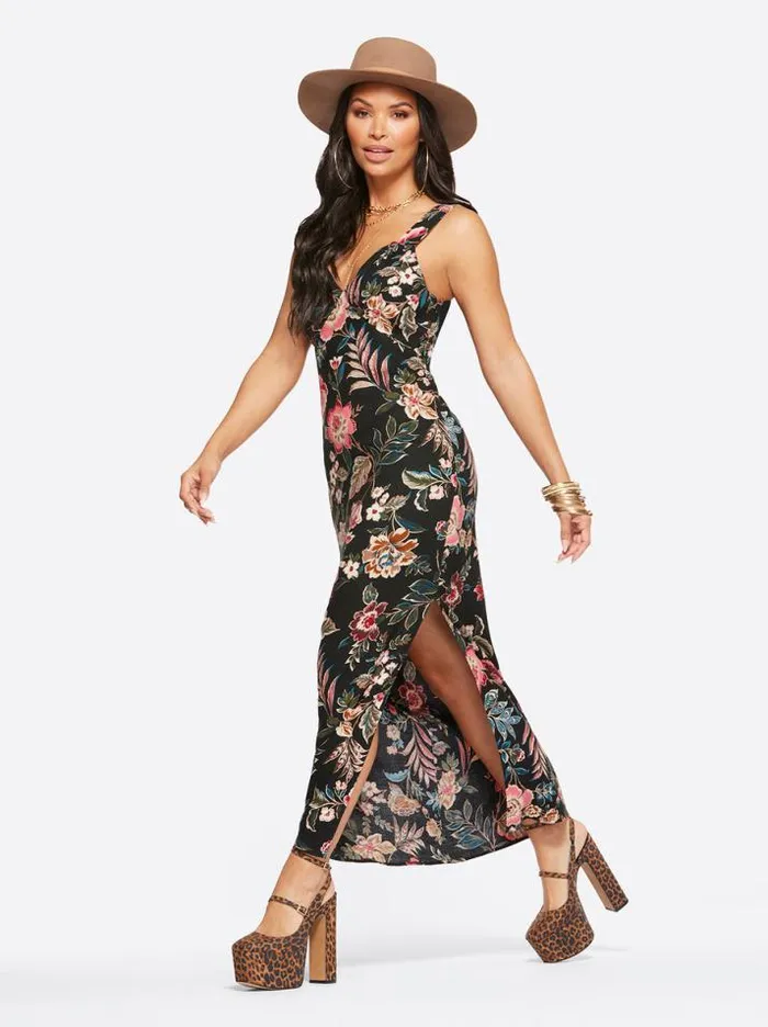 Dresses Clothing Jessica Simpson Rosalyn Slip Dress In Arcadian Blooms