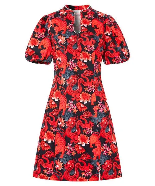 Dresses Joebrowns Apparel Dazzling Dragon Dress Red Dresses Joebrowns Apparel Dazzling Dragon Dress Red