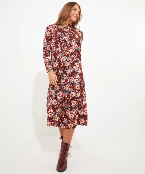 Dresses Joebrowns Apparel Winter Florals Jersey Dress Multi