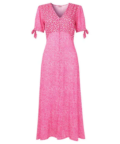 Dresses Lucy Mix and Match Midi Dress Pink Joebrowns Apparel