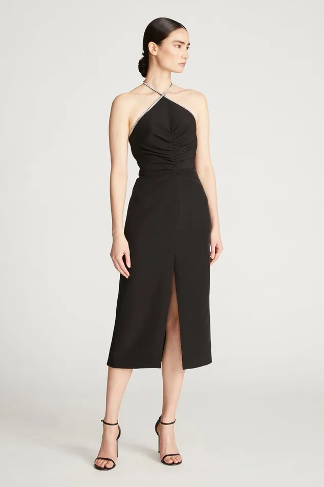 Dresses Women Halston Piper Dress With Crystal Trim Black