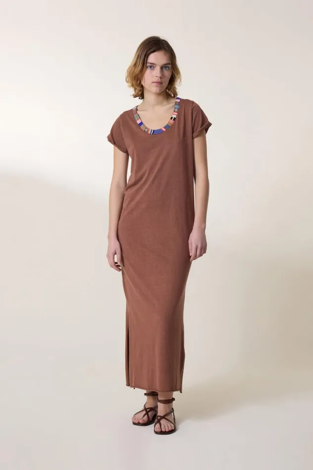 Dresses Women Leon and Harper Reinette Beads Dress Blush