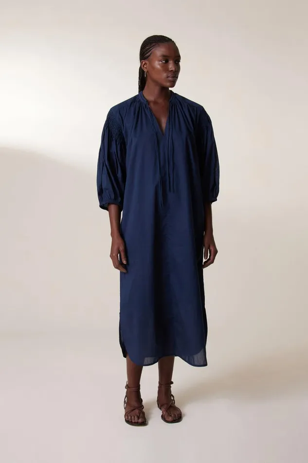Dresses Women Leon and Harper Rire Plain Dress Black Iris