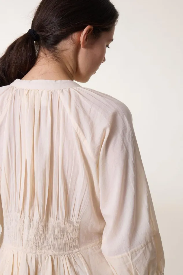 Dresses Women Leon and Harper Roudy Plain Dress Ecru