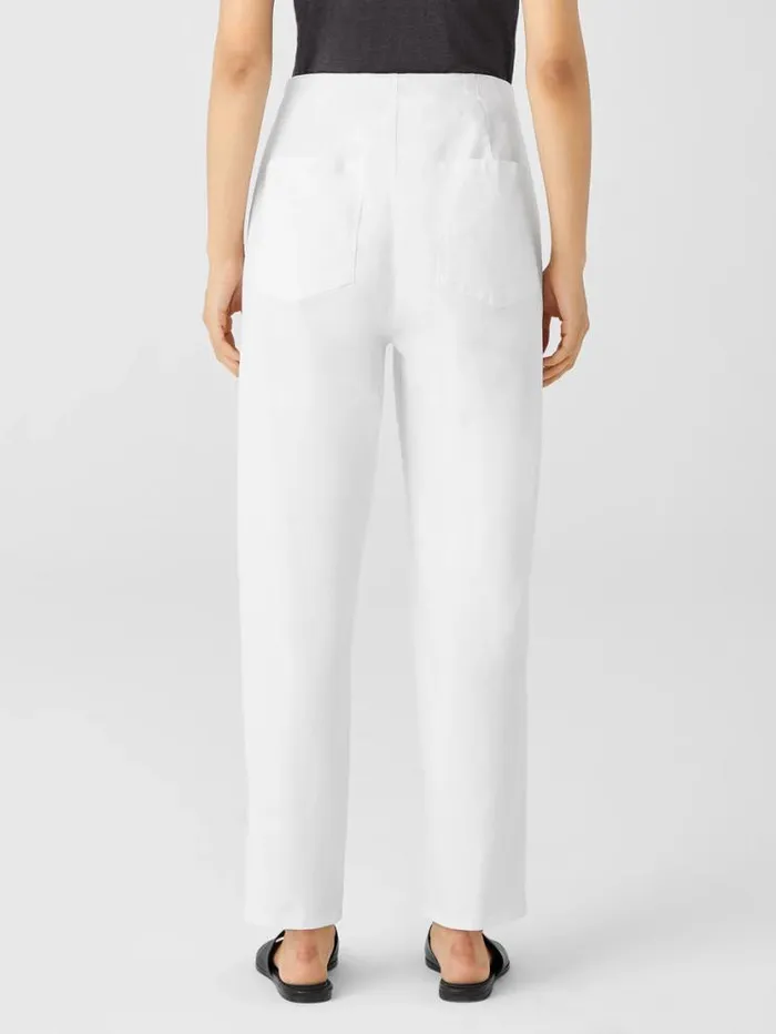 Eileen Fisher Denim Organic Cotton Denim Tapered Pant White 8211 Shop