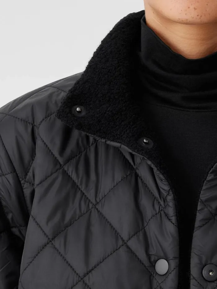 Eileen Fisher Extended Sizing 1X3X Eggshell Recycled Nylon Reversible Jacket Black 8211 Shop