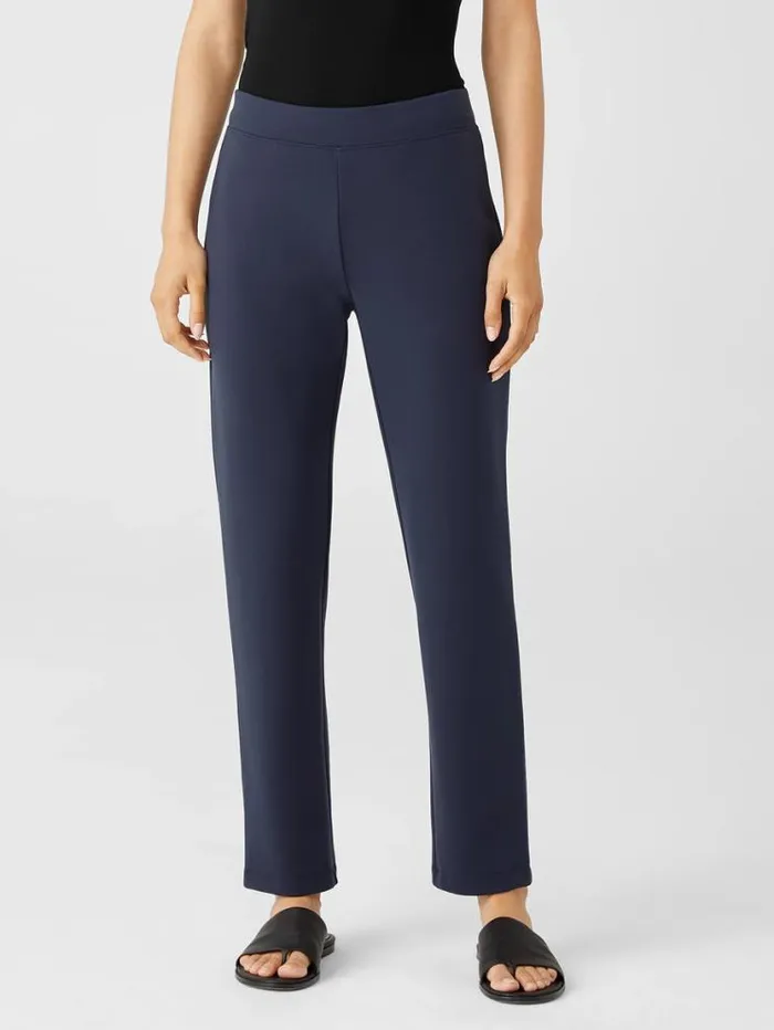 Eileen Fisher Pants Shorts and Jumpsuits Washable Flex Ponte Pant Ocean 8211 Shop