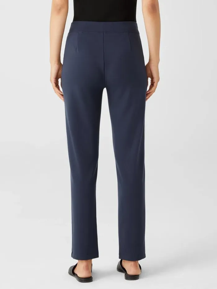 Eileen Fisher Pants Shorts and Jumpsuits Washable Flex Ponte Pant Ocean 8211 Shop