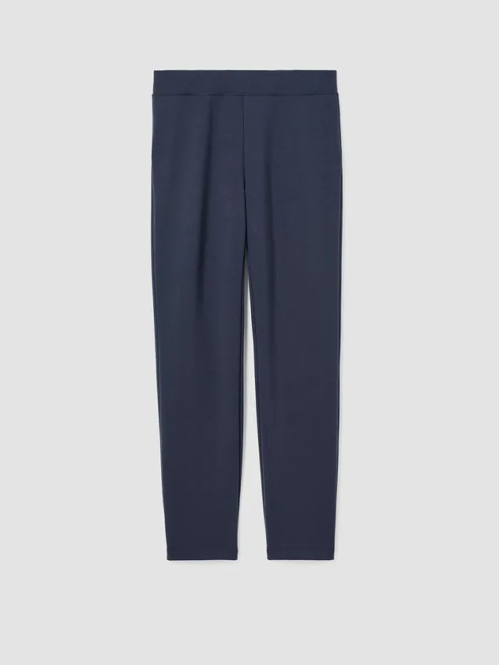 Eileen Fisher Pants Shorts and Jumpsuits Washable Flex Ponte Pant Ocean 8211 Shop