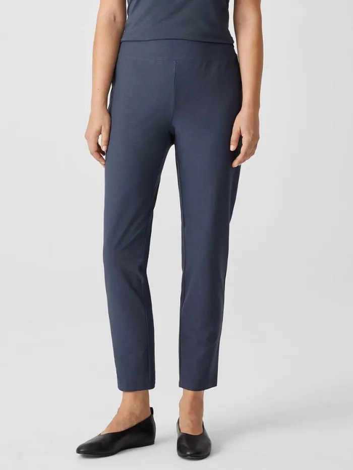 Eileen Fisher Pants Shorts and Jumpsuits Washable Stretch Crepe High Waisted Pant Ocean 8211 Shop