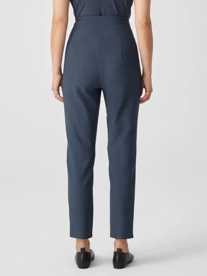 Eileen Fisher Pants Shorts and Jumpsuits Washable Stretch Crepe High Waisted Pant Ocean 8211 Shop