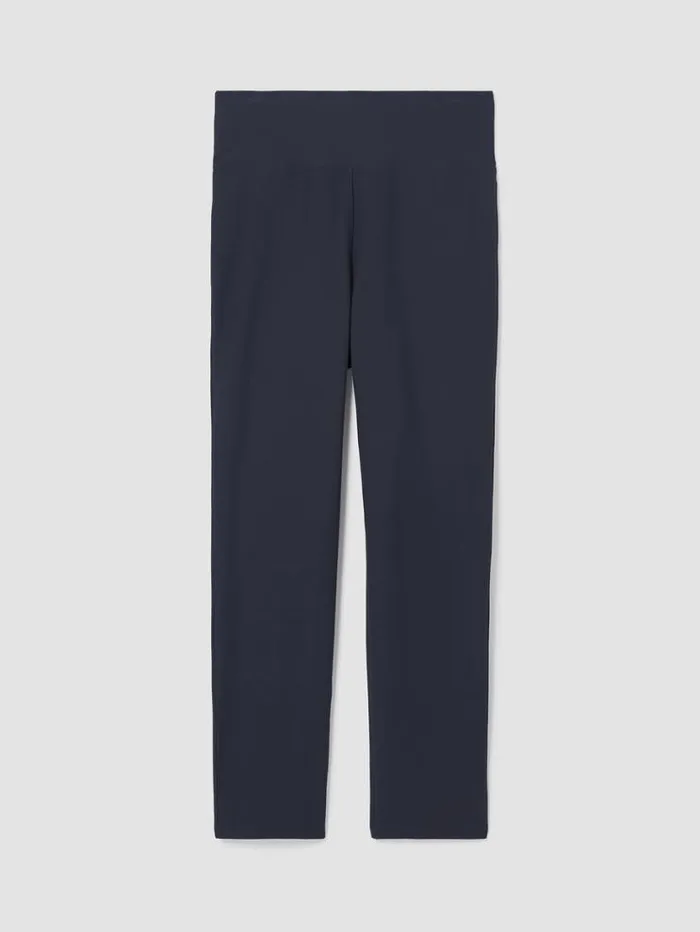 Eileen Fisher Pants Shorts and Jumpsuits Washable Stretch Crepe High Waisted Pant Ocean 8211 Shop