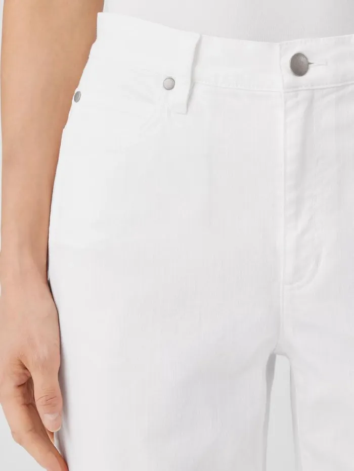 Eileen Fisher Petite Organic Cotton Denim Slim Jean White 8211 Shop