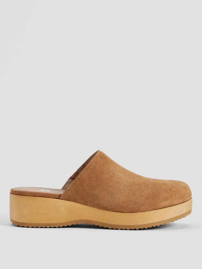 Eileen Fisher Shoes Suede Clog Savana 8211 Shop