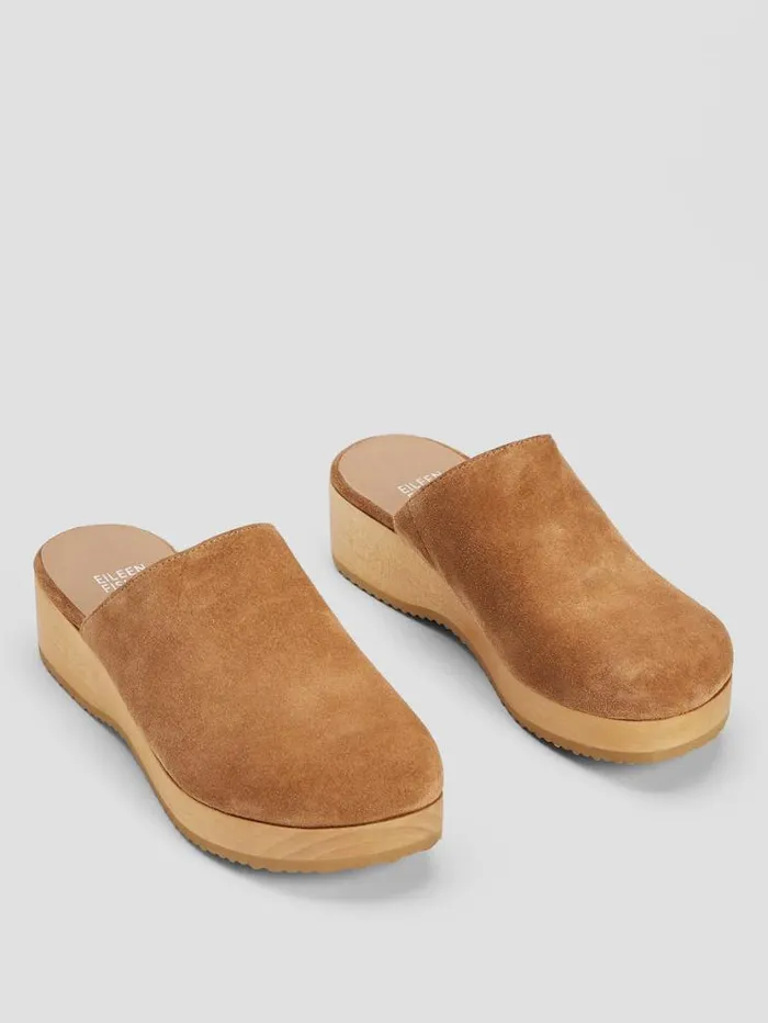 Eileen Fisher Shoes Suede Clog Savana 8211 Shop