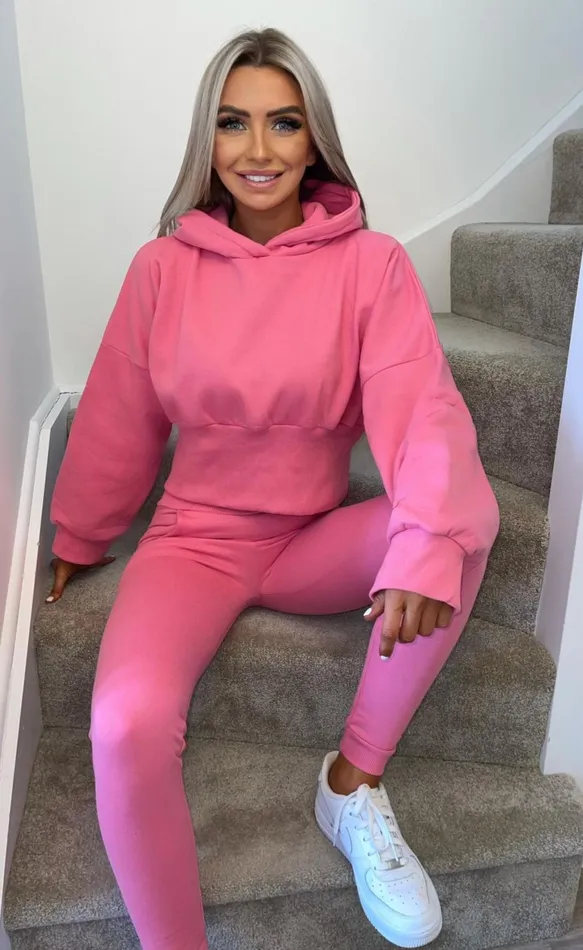 Emilia Pink Hoodie Women Missfiga LoungewearTracksuits Emilia Pink Hoodie Women Missfiga LoungewearTracksuits