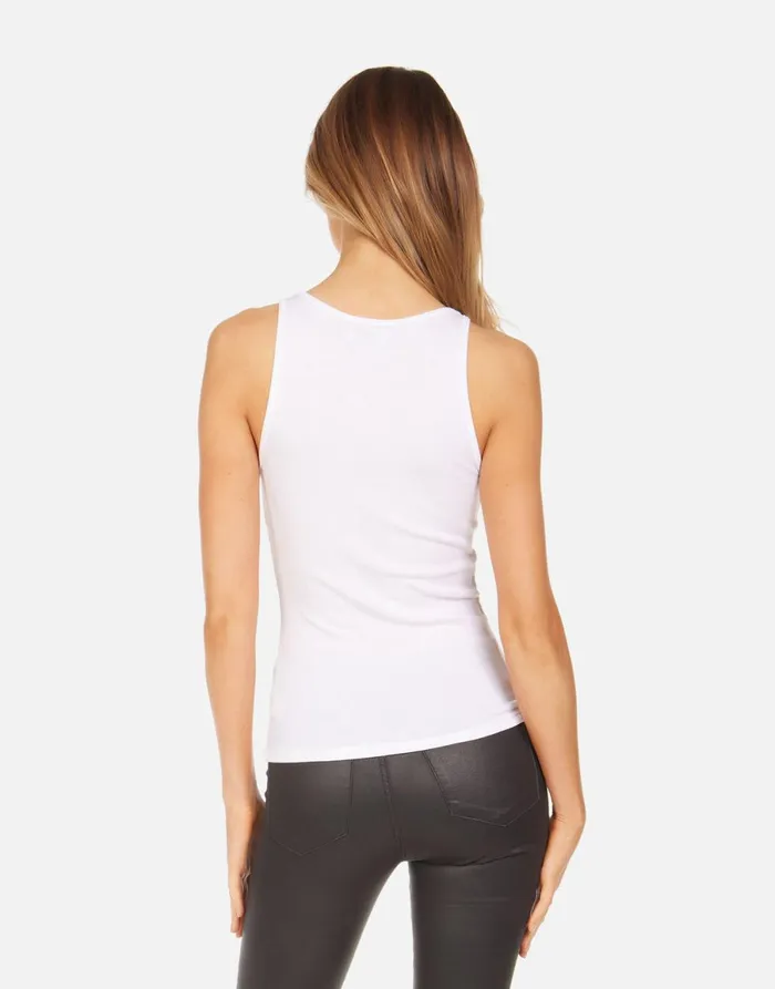 Esmerelda AKA Blondie White Women039s Lauren Moshi Tanks