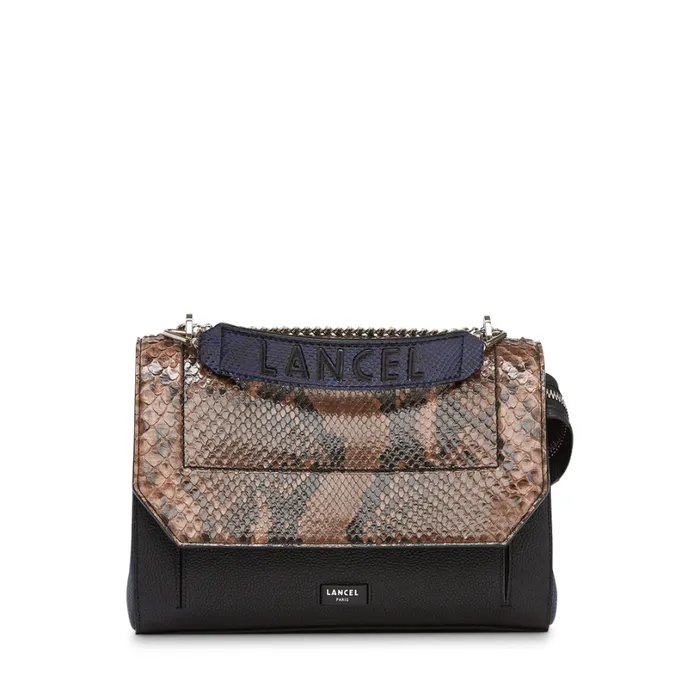 Flap Bag With Handle Brownblackpetrol Women Lancel The Exotics