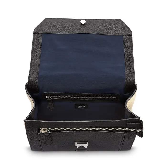 Flap Bag With Handle Military Greenblackcream Women Lancel The Exotics Flap Bag With Handle Military Greenblackcream Women Lancel The Exotics