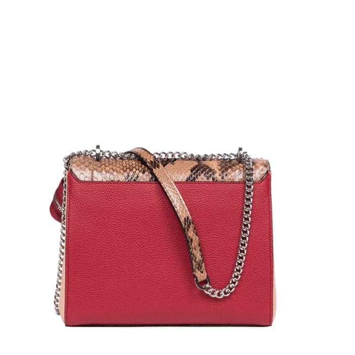 Flap Bag With Handle Multico Granite Women Lancel The Exotics Flap Bag With Handle Multico Granite Women Lancel The Exotics