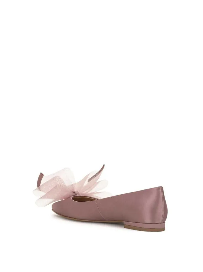 Flats Shoes Jessica Simpson Elspeth Bow Ballet Flat In Adobe Rose
