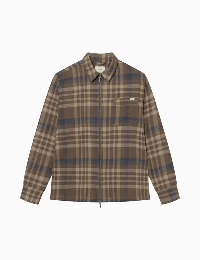 Fort Overshirts CABIN ZIP SHIRT Check 8211 Men