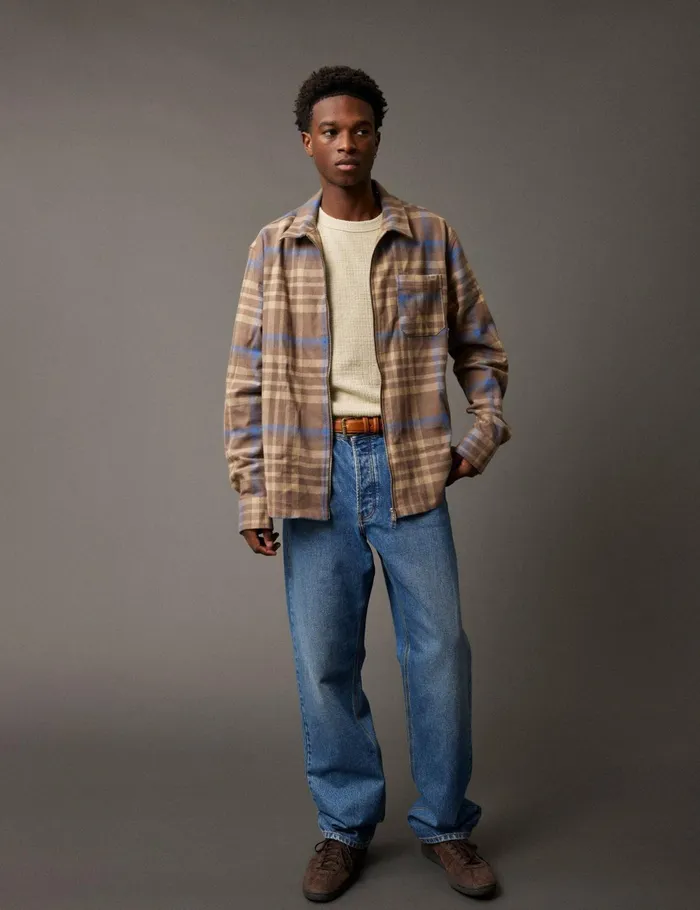 Fort Overshirts CABIN ZIP SHIRT Check 8211 Men Fort Overshirts CABIN ZIP SHIRT Check 8211 Men