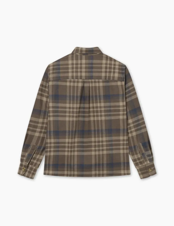 Fort Overshirts CABIN ZIP SHIRT Check 8211 Men Fort Overshirts CABIN ZIP SHIRT Check 8211 Men