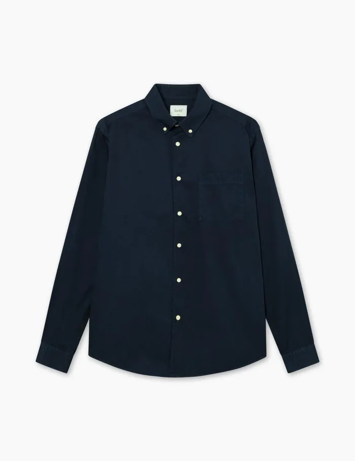 Fort Shirts CAMP LIGHT TWILL SHIRT Navy 8211 Men