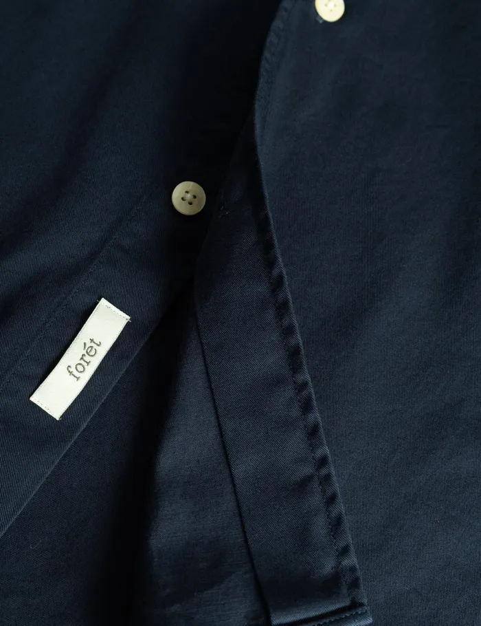 Fort Shirts CAMP LIGHT TWILL SHIRT Navy 8211 Men