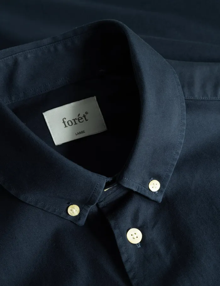 Fort Shirts CAMP LIGHT TWILL SHIRT Navy 8211 Men