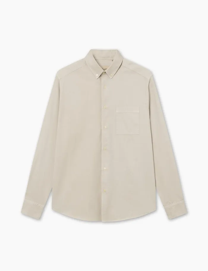 Fort Shirts CAMP LIGHT TWILL SHIRT Oat 8211 Men