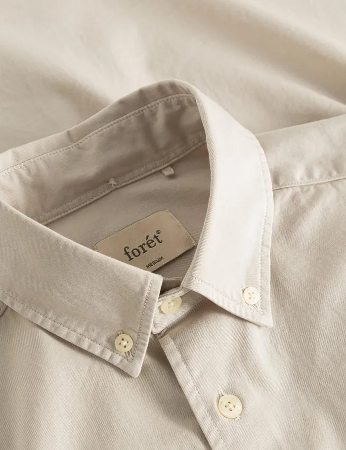 Fort Shirts CAMP LIGHT TWILL SHIRT Oat 8211 Men Fort Shirts CAMP LIGHT TWILL SHIRT Oat 8211 Men