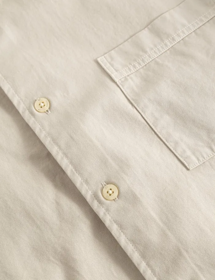 Fort Shirts CAMP LIGHT TWILL SHIRT Oat 8211 Men Fort Shirts CAMP LIGHT TWILL SHIRT Oat 8211 Men