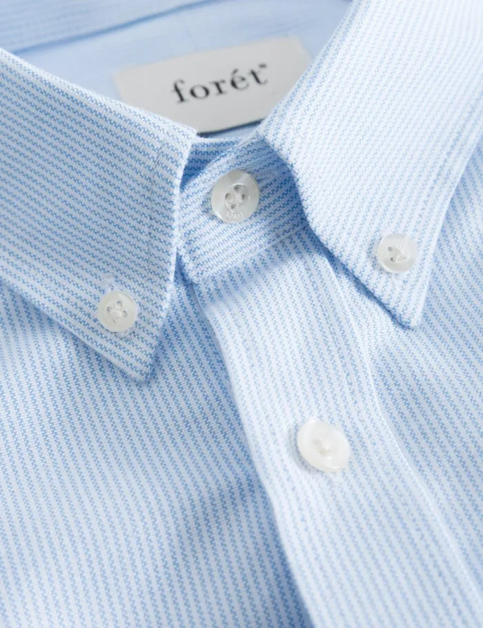 Fort Shirts LIFE SHIRT Whitelight Blue 8211 Men