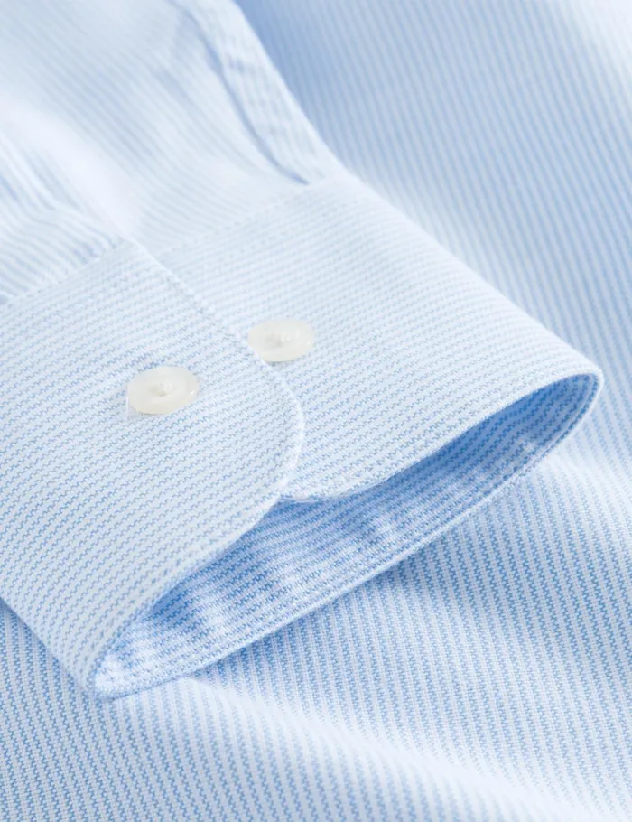 Fort Shirts LIFE SHIRT Whitelight Blue 8211 Men